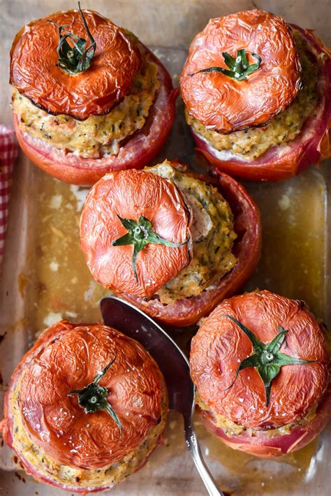 Classic Tomates Farcies (Baked Ground Meat-Stuffed Tomatoes) - Pardon ...
