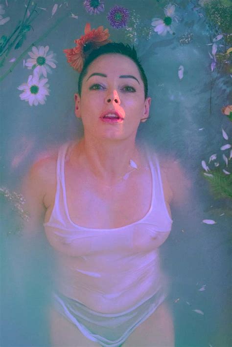 Rose Mcgowan Topless For Posture Magazine Issue 4 2017 Scandal Planet