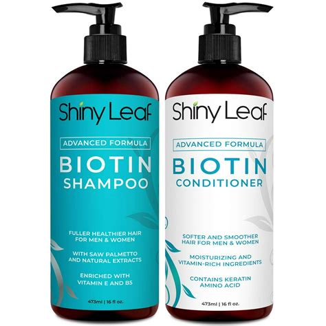 Biotin Shampoo And Conditioner For Hair Growth Hair Loss Treatment For