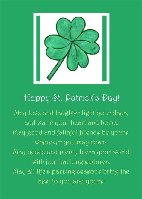 Irish Blessings For A Happy St Patricks Day Irish Blessing Happy