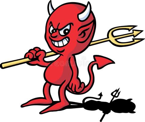 Little Devil Stock Vector Illustration Of Fiendish Devil 9252249
