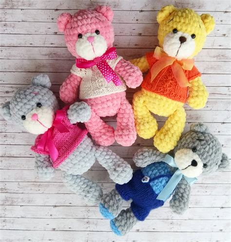 Crochet Teddy Bear Pattern Amigurumi Amiguroom Toys