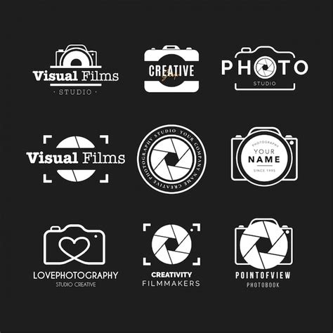 Free Vector Photography Logo Collection
