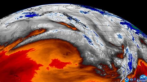 Atmospheric River Hits Us West Coast With As Satellites Watch Space