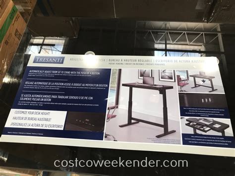 Tresanti Adjustable Height Desk Costco Weekender
