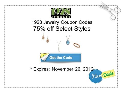 75 Off With 1928 Jewelry Coupon Code Cybermonday Jewelry Coupons