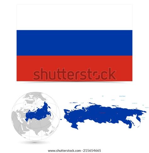 New Detailed Vector Flag Map World Stock Vector Royalty Free