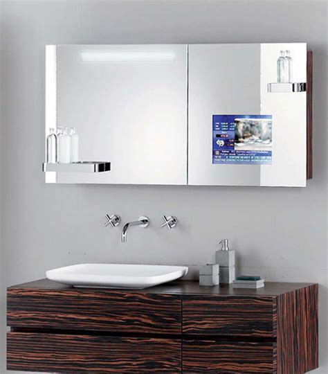 S40 smart bathroom tv mirror description. Hoesch SingleBath bathroom suite - Mirror TV Cabinet - man ...