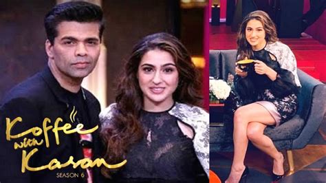 From sharing his take on the #metoo movement to taking koffee shots with karan, aamir khan shows us how it's done. Koffee With Karan Season 6 Episode 1 Sara Ali Khan And ...