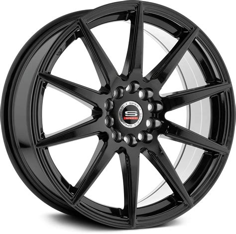 Spec 1 Sp 51 Custom Wheel Gloss Black Rims 20 X 85