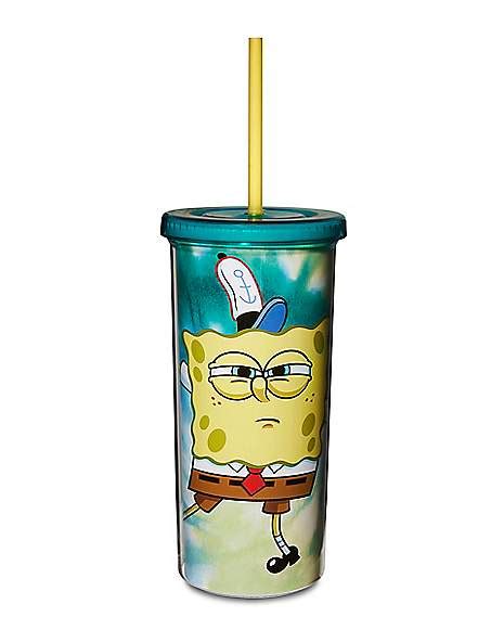 Spongebob Be Weird Cup With Straw 20 Oz Spongebob Squarepants