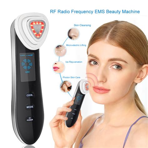 Rf Radio Frequency Facial Machine Portable Ems Beauty For Skin