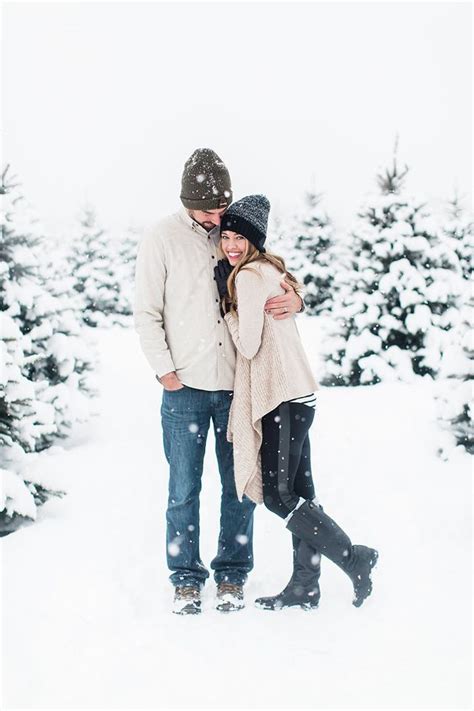 Winter Fashion Snow Style Sweet Couple Photos Winter Couple Pictures