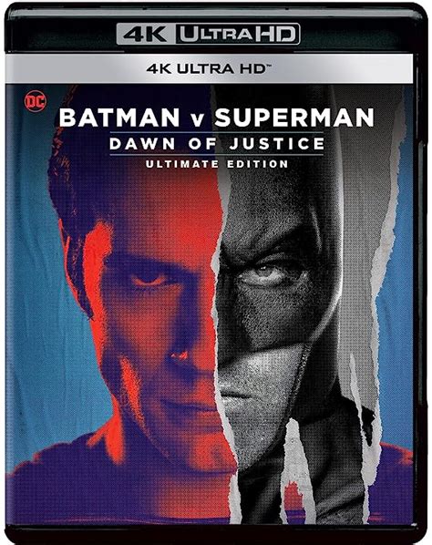 Batman V Superman Dawn Of Justice Remastered Ultimate Edition K UHD Disc Amazon In