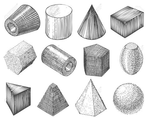 Related Image Geometric Shapes Art Geometric Shapes Drawing 3d