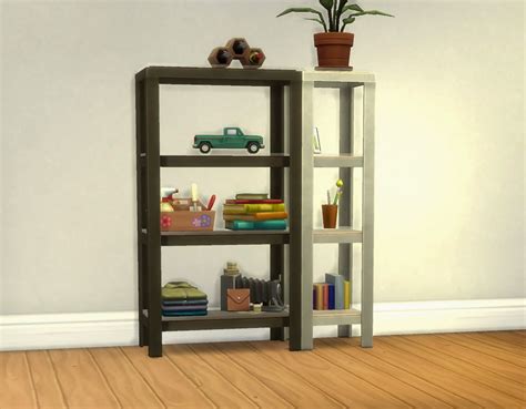 My Sims 4 Blog Raw Shelves By Plasticbox