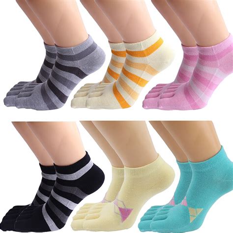 Aliexpress Com Buy Fashion Women Toe Socks Cute Cotton Female Five