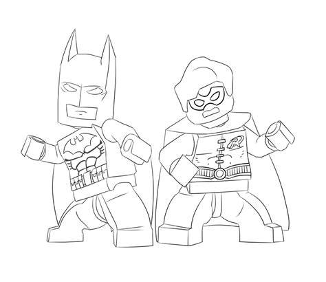 Desenho De Batman E Robin Lego Para Colorir Tudodesenhos My XXX Hot Girl