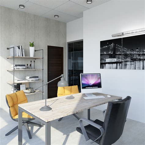 Office Space Interior Design On Behance