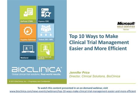 Top 10 Ways To Make Clinical Trial Management Easier And More Efficient