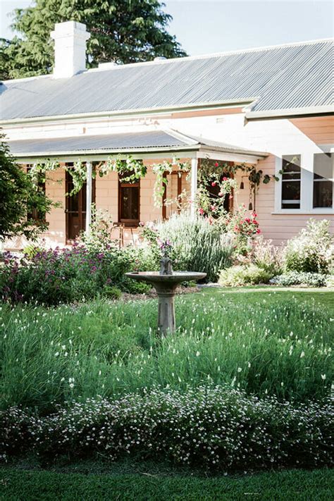 Herb planter boxes and planting with timber features. lamb & blonde: A country cottage in Australia