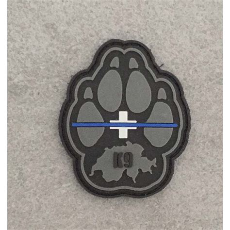 Patch K9 The Thin Blue Line Switzerland