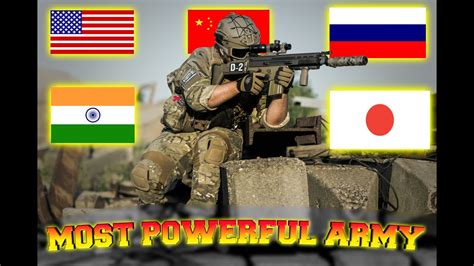 Top 5 Most Powerful Armies In The World Youtube