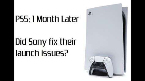 Ps5 1 Month Later Did Sony Fix The Launch Issues Crashesrest