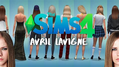 Avril Lavigne Cas Cc Links The Sims 4 Celebrity Customization
