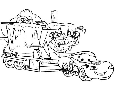 Kleurplaat Cars 3 Storm