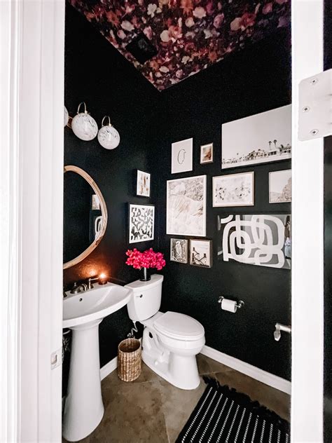 5 Black Powder Rooms I Cant Get Enough Of This Is Our Bliss