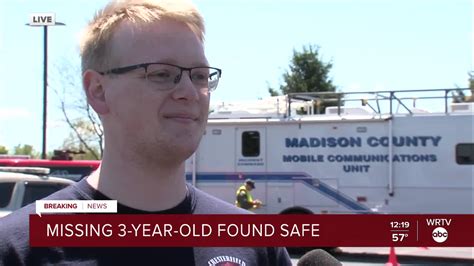 Missing 3 Year Old Boy Found Safe And Alert In Madison County