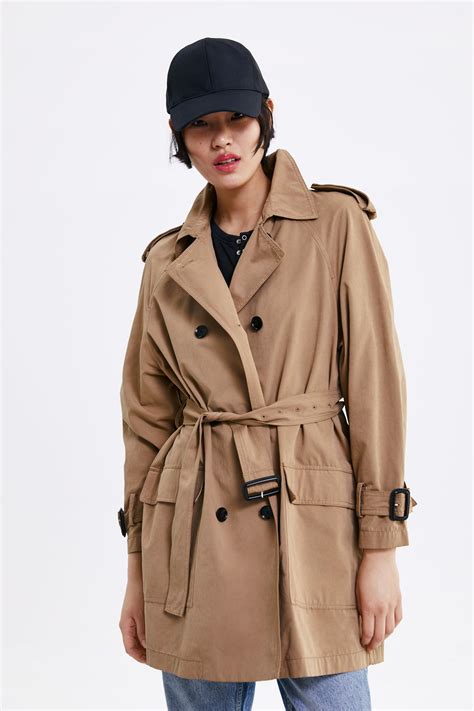Womens khaki lined quilted sleeve coat. BELTED TRENCH COAT - NEW IN-WOMAN | ZARA United States ...