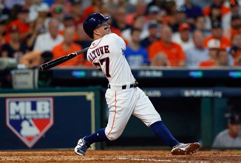 Jose Altuve Becomes The Ninth Player In Postseason History With Three