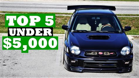 Cheap Fast Cars Under 5000 Youtube