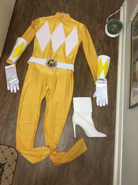 Ginger snap crafts 15 diy halloween costumes. DIY yellow power ranger costume | Power rangers costume, Costumes, Halloween costumes