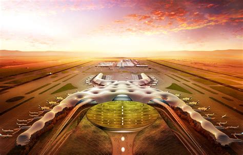 Mexico airports map showing location of all the major domestic and international airports in different states of mexico. Foster+Partners and FR-EE's partly built Mexico City ...