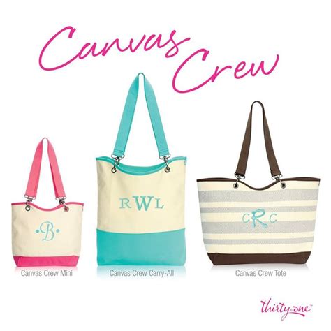 Canvas Crew Thirty One Ts Thirty One Reusable Tote Bags