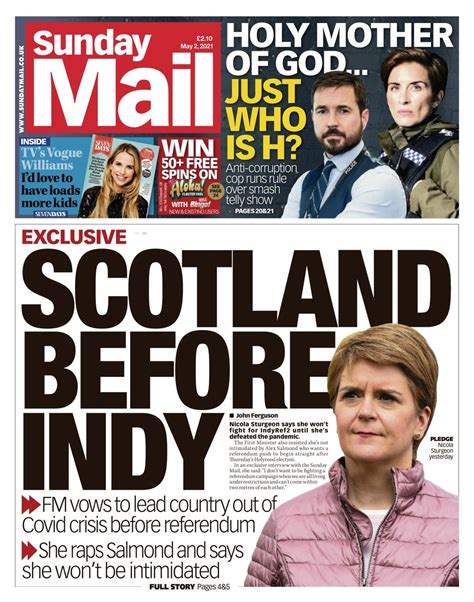 Sunday Mail May 02 2021 Newspaper Get Your Digital Subscription