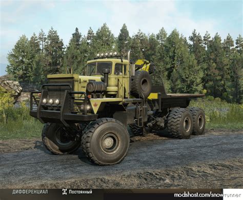 Pacific P12w Army Snowrunner Truck Mod Modshost