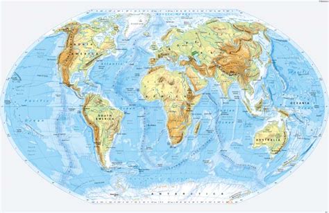 Diercke Weltatlas Kartenansicht The World Physical Map 978 3 14