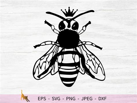 bee svg queen bee svg bee crown svg for cricut silhouette Сut etsy