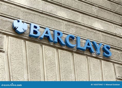 Barclays Logo On Barclays Bank Office Editorial Photography Image Of