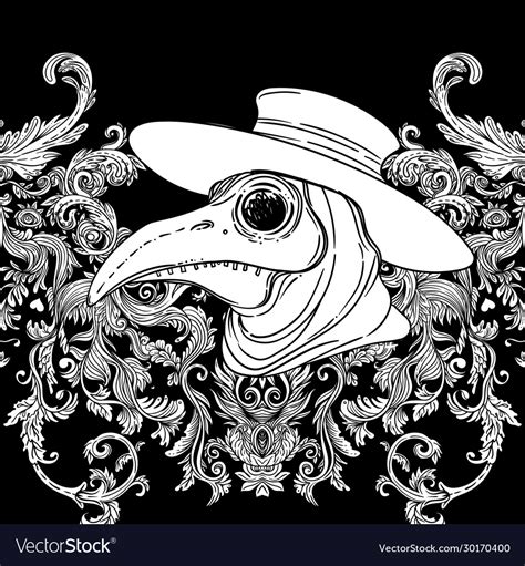 Gothic Plague Doctor Royalty Free Vector Image