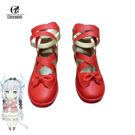 Rolecos New Anime Kobayashi San Chi No Maid Dragon Cosplay Shoes Miss