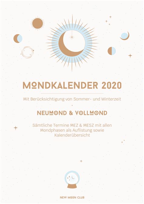 Wann ist der nächste vollmond? Mondkalender 2020 - Termine Neumond & Vollmond ...