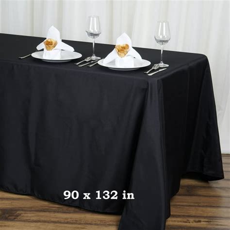 Balsacircle 90 X 132 Rectangular Polyester Tablecloth For Party