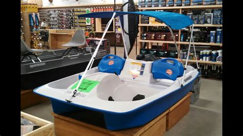 Sun Dolphin Sun Slider 5 Person Pedal Boat Review Youtube