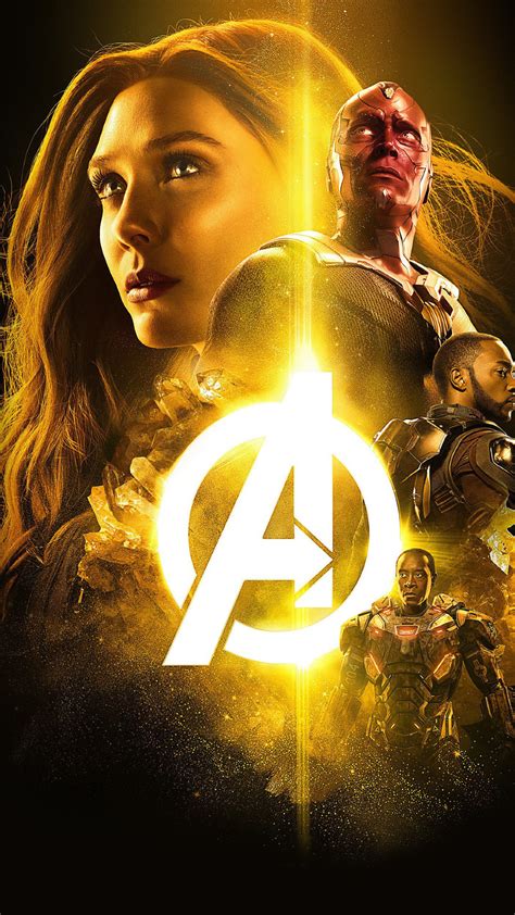 1080x1920 Resolution Avengers Infinity War 2018 The Mind Stone Poster