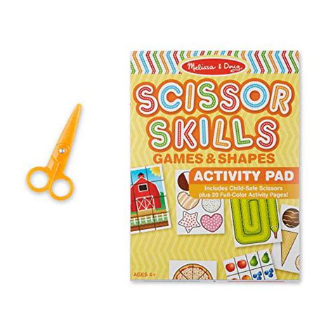 Melissa And Doug Scissor Skills Activity Book With Pair Of Child Safe